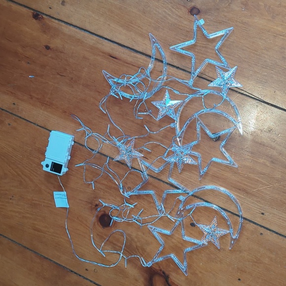 LED Christmas Hanging Star Lights (batteries) - Picture 6 of 6